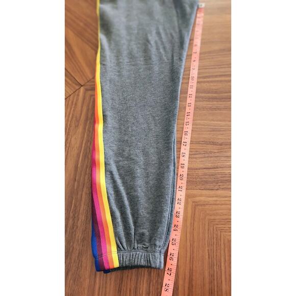 Birdiebee Phoenix Rainbow Sweatpants Joggers Gray Super Soft Small NWT - Picture 5 of 6